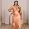 Skye Satin Dress | Ready To Ship | Copper